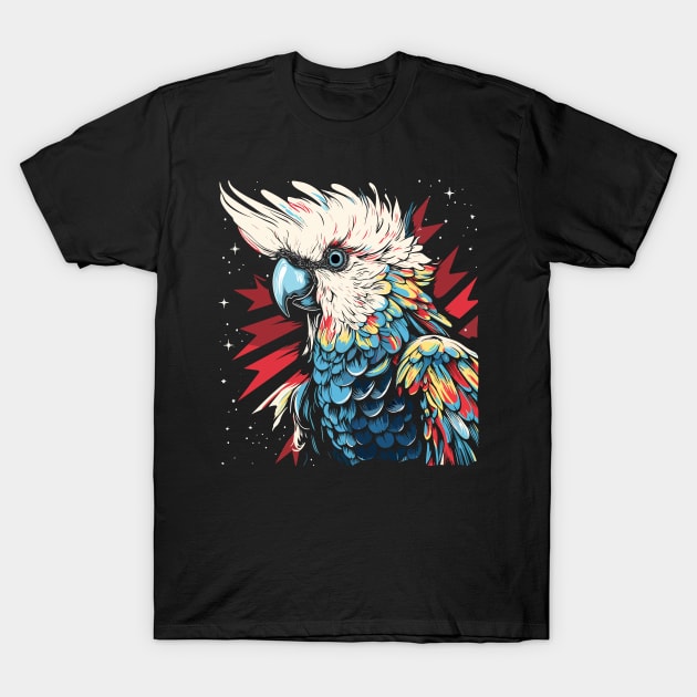 Patriotic Cockatoo T-Shirt by JH Mart